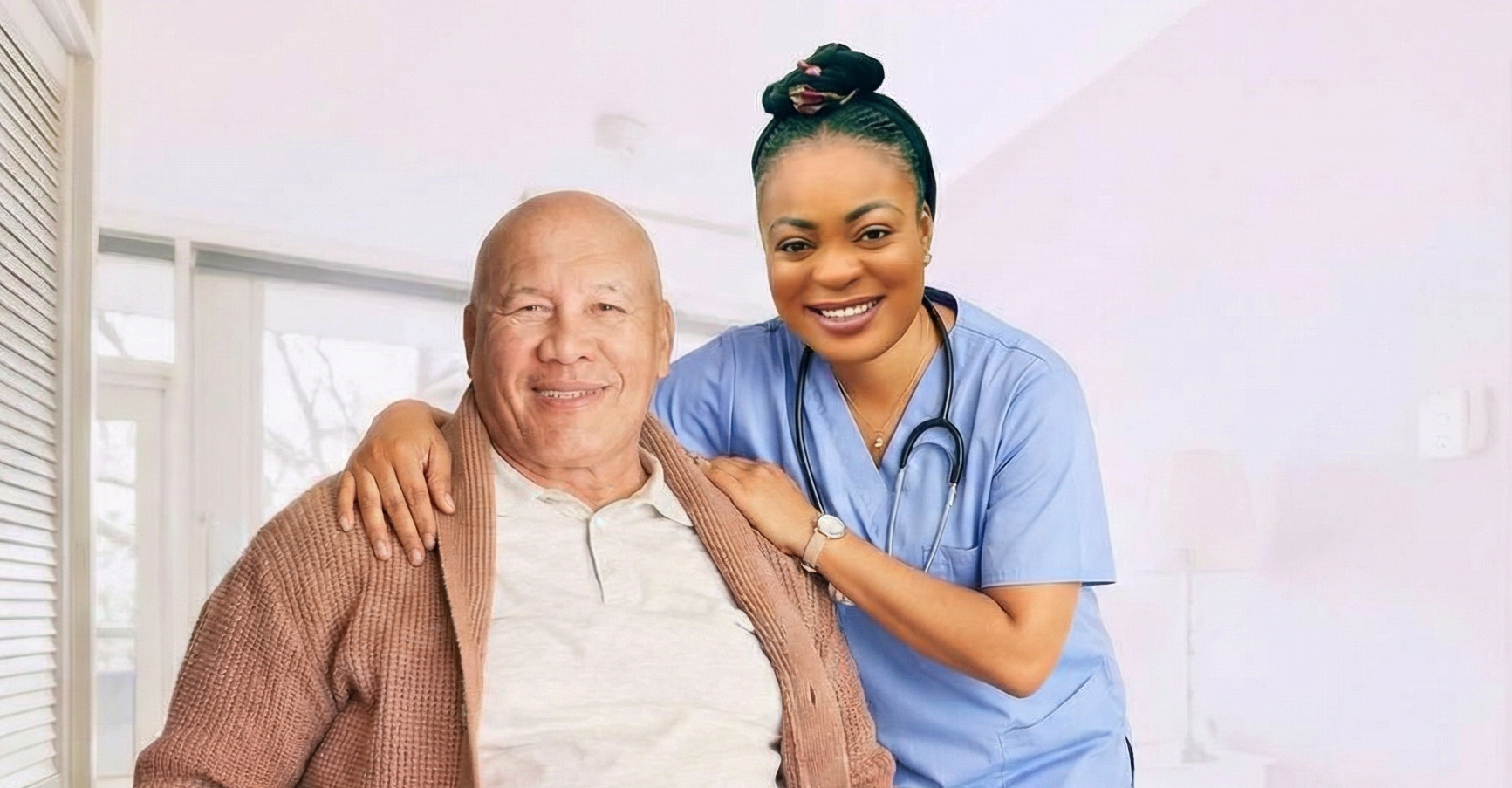 Caregiver and client